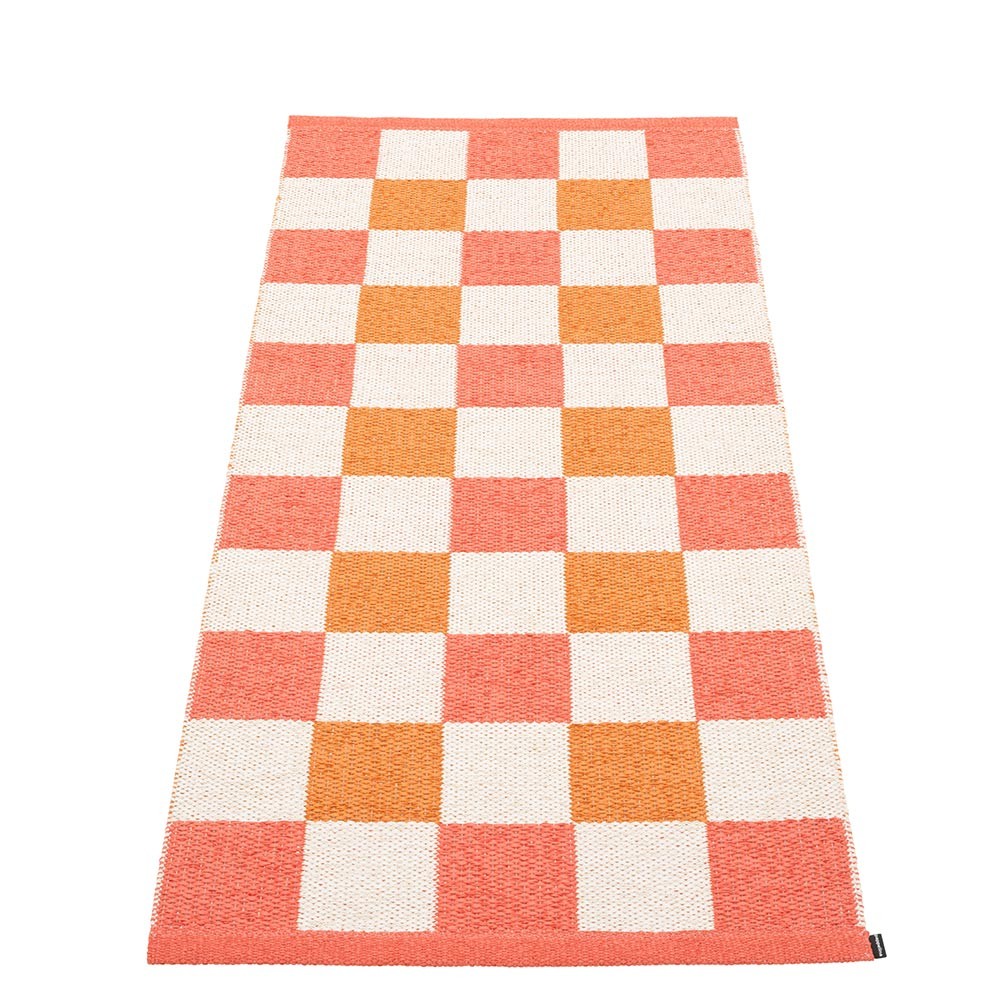 Pappelina Pix Runner - Flamingo : Vanilla : Light Orange - 70 x 160 cm