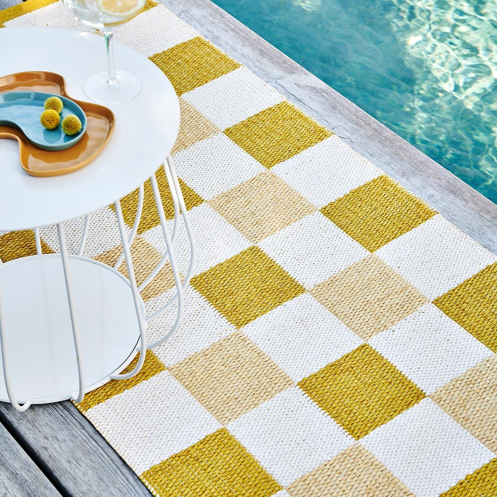 Pappelina Pix Runner - Mustard : Vanilla : Pale Yellow