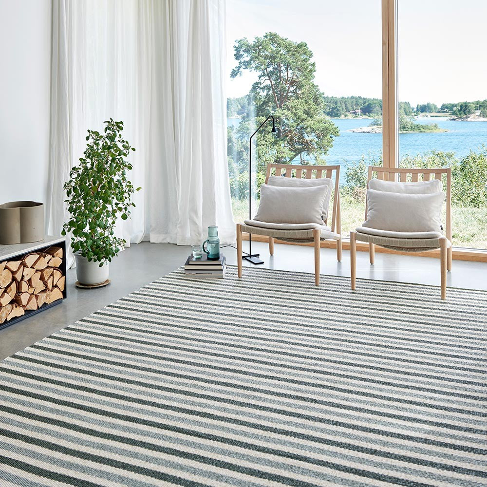 Pappelina Teo Rug - Sage : Army : Vanilla - 230 x 320 cm
