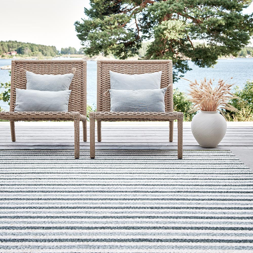Pappelina Teo Rug - Sage : Army : Vanilla - 230 x 320 cm