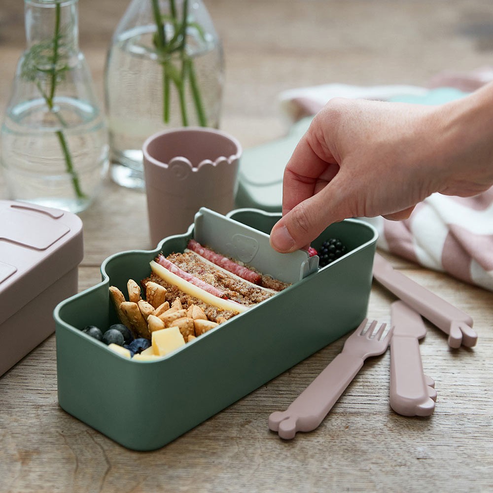 Done by Deer Kiddish Lunch Box - Croco Green