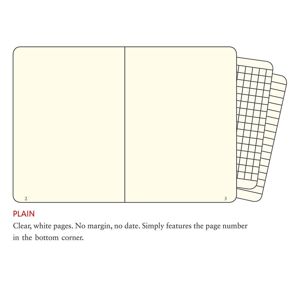 Leuchtturm1917 A5 Hardcover Plain Notebook