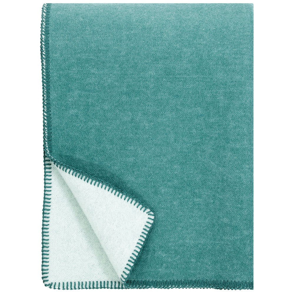 Lapuan Kankurit Tupla Wool Throw - Green & Mint