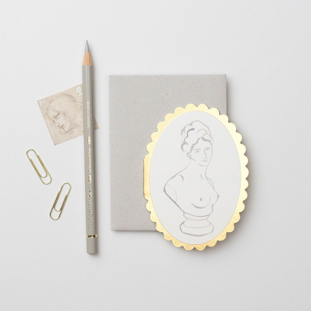 Wanderlust Paper Co. Classical Bust Mini Card