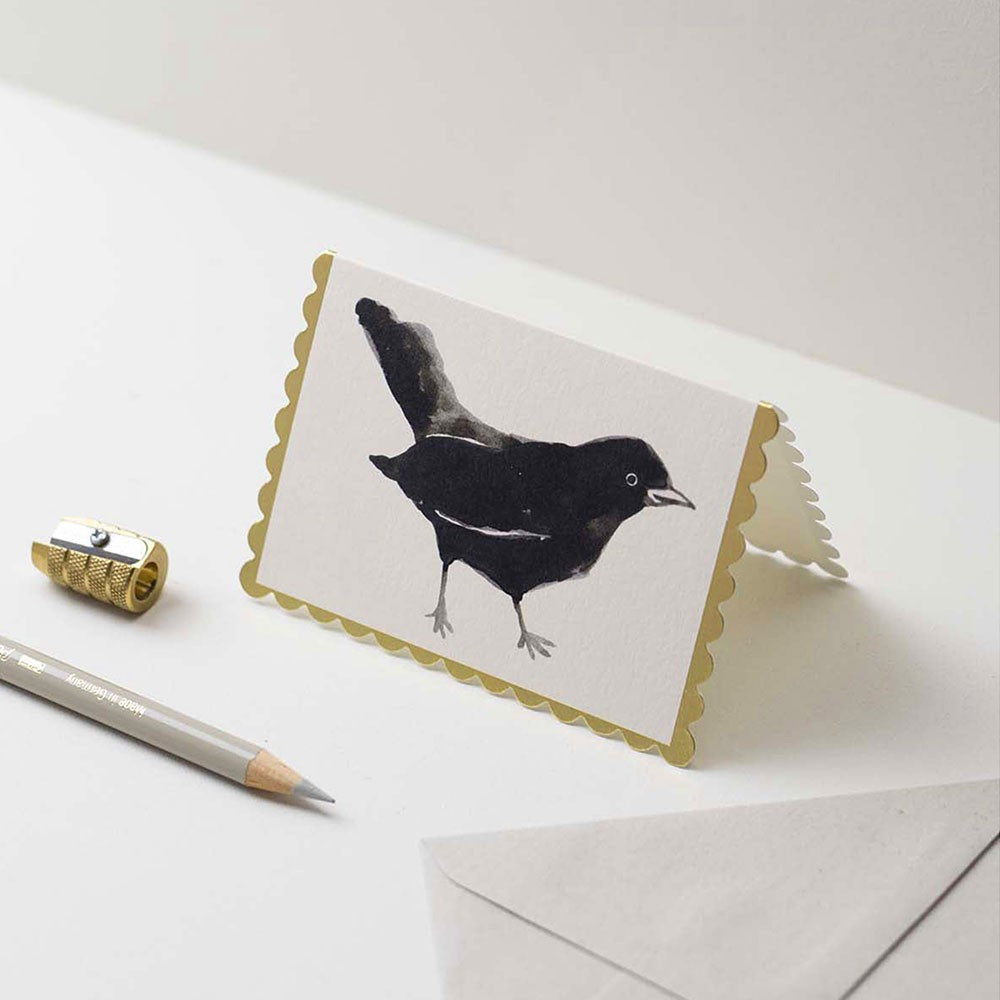Wanderlust Paper Co. Blackbird Mini Card