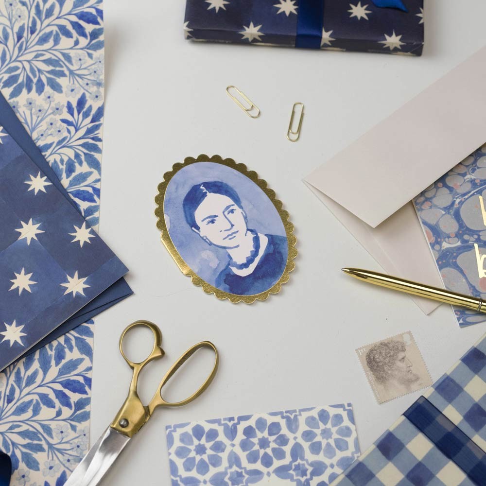 Wanderlust Paper Co. Portrait Miniature Mini Card