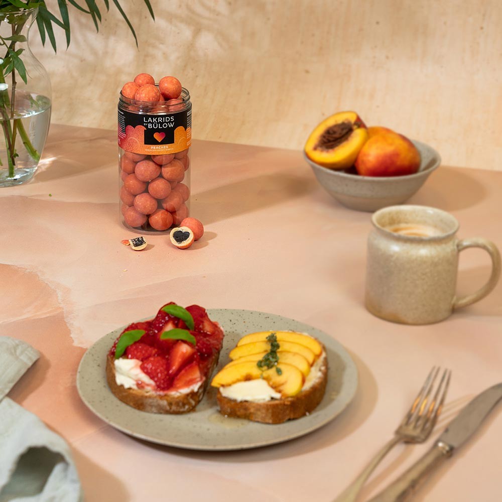 Lakrids By Bülow Peaches Chocolate Coated Liquorice - 295g