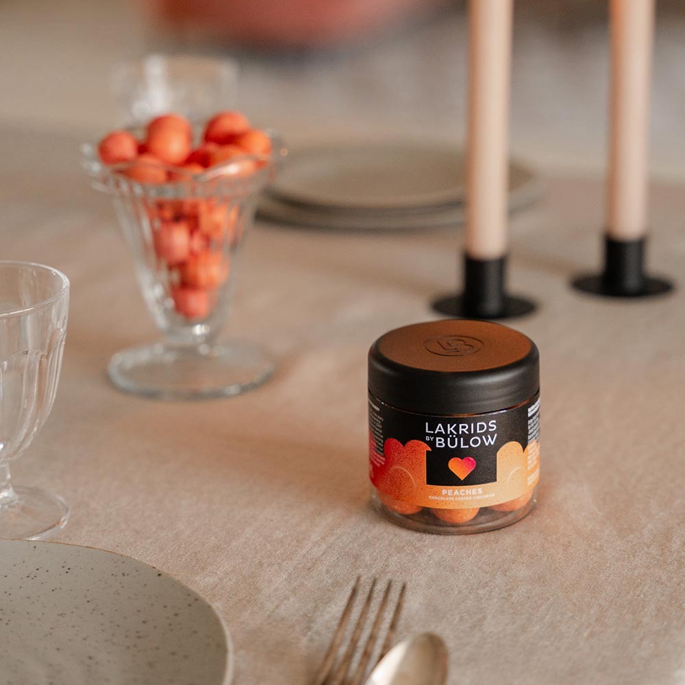 Lakrids By Bülow Peaches Chocolate Coated Liquorice - 115g