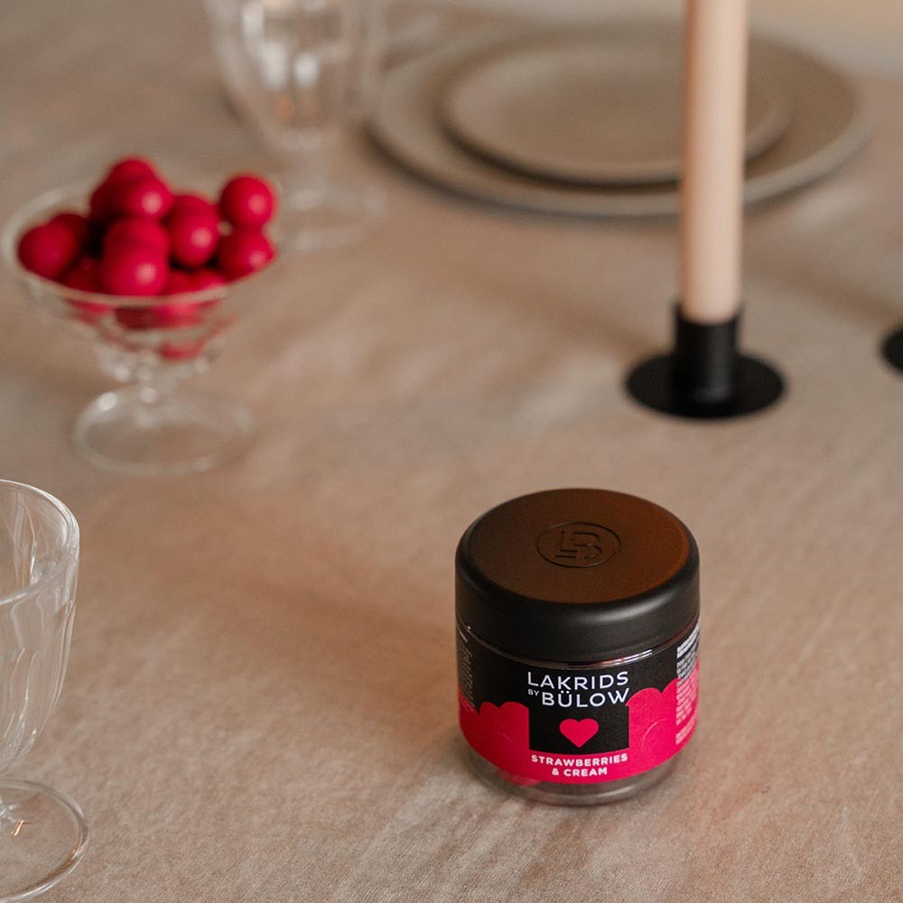 Lakrids By Bülow Strawberries & Cream Chocolate Coated Liquorice - 125g