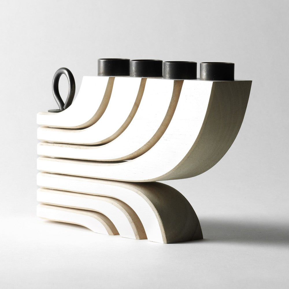 Design House Stockholm Nordic Light White Four Arm Candleholder