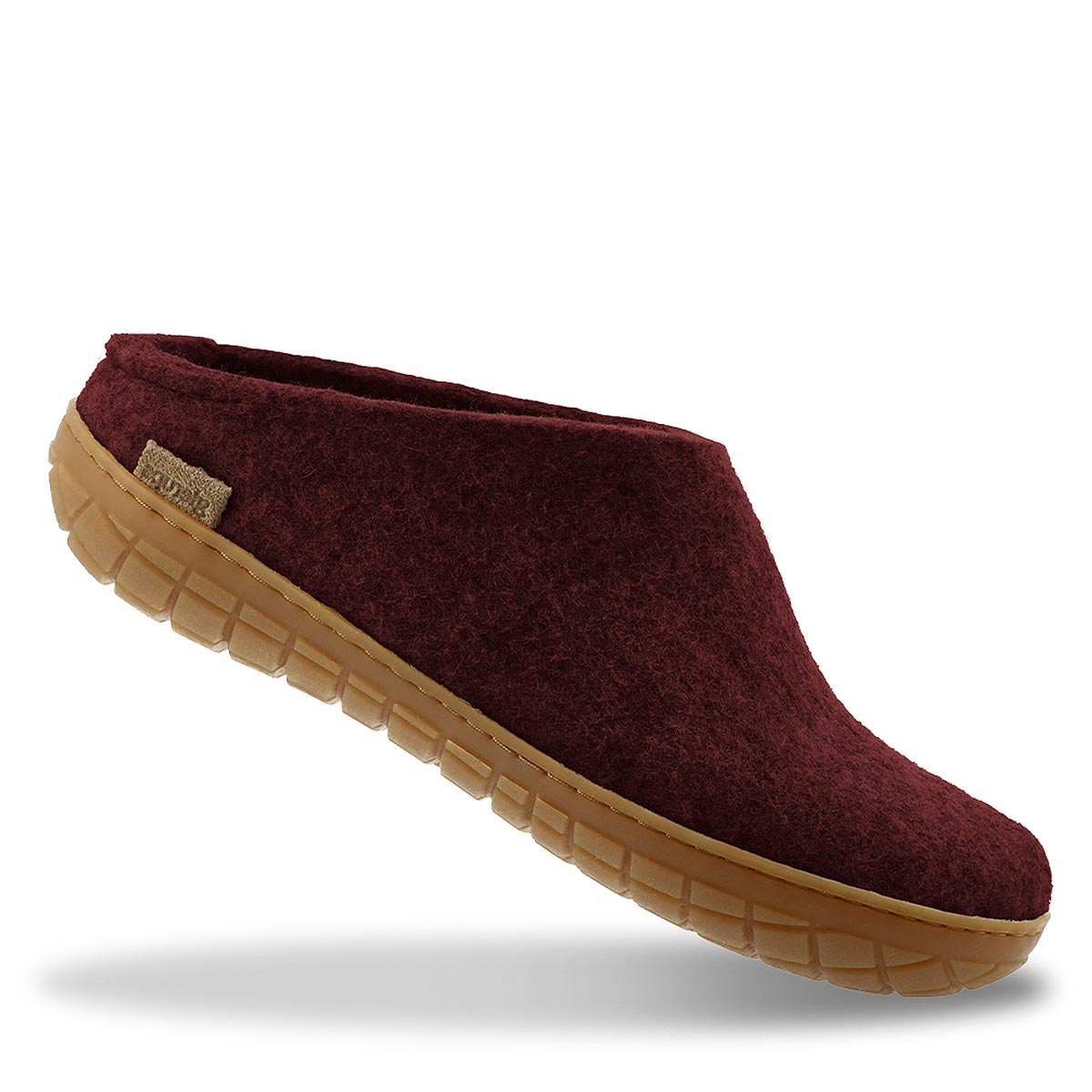 Glerups beet mule with rubber sole