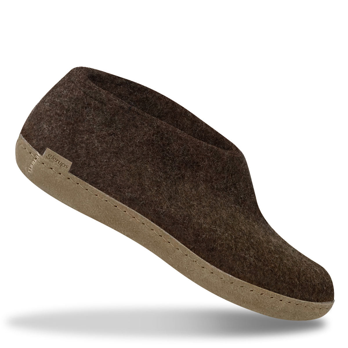 Single Brown leather soled Glerups Shoe