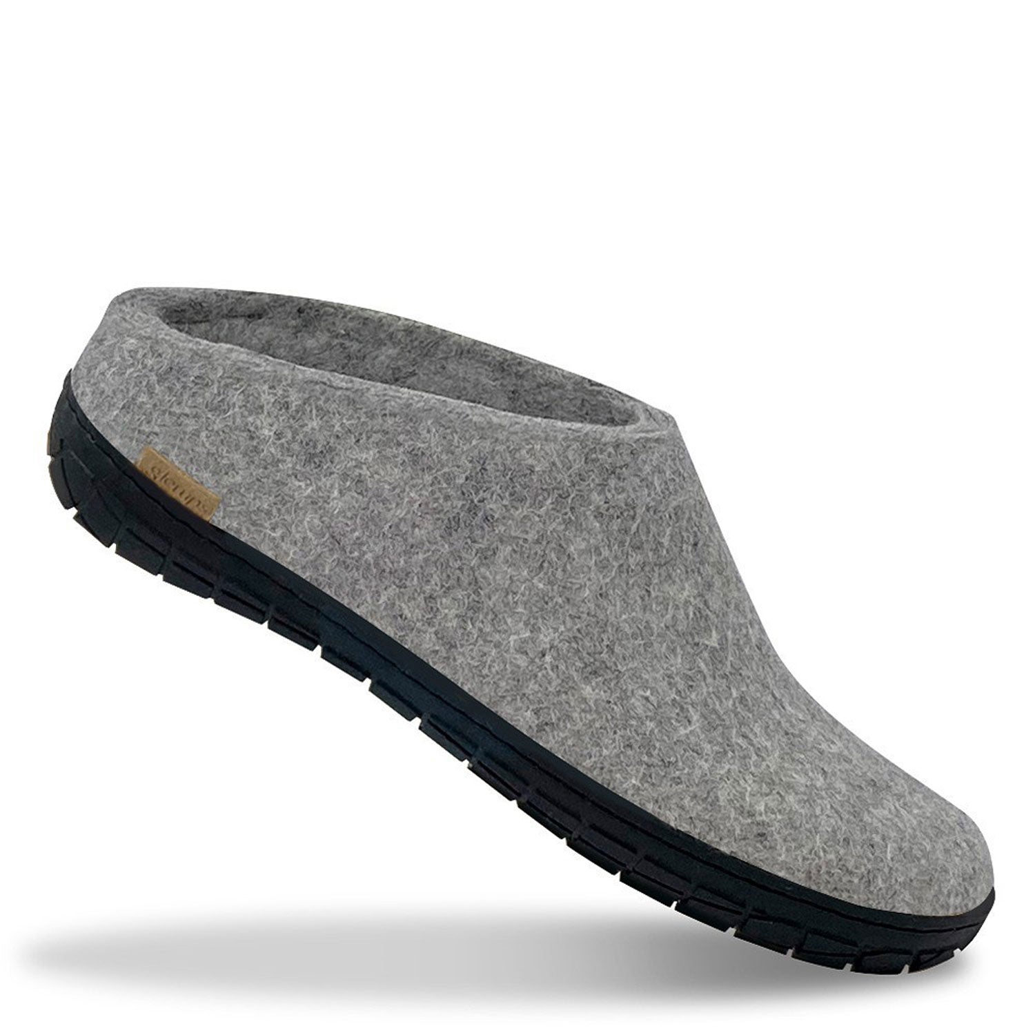 Glerups Black rubber Mule in Grey