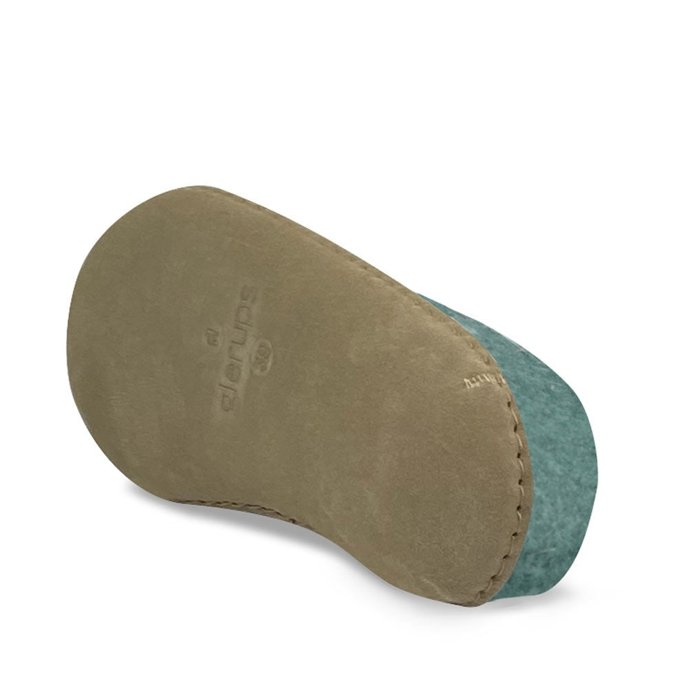 Leather soled Glerups Mule in North Sea