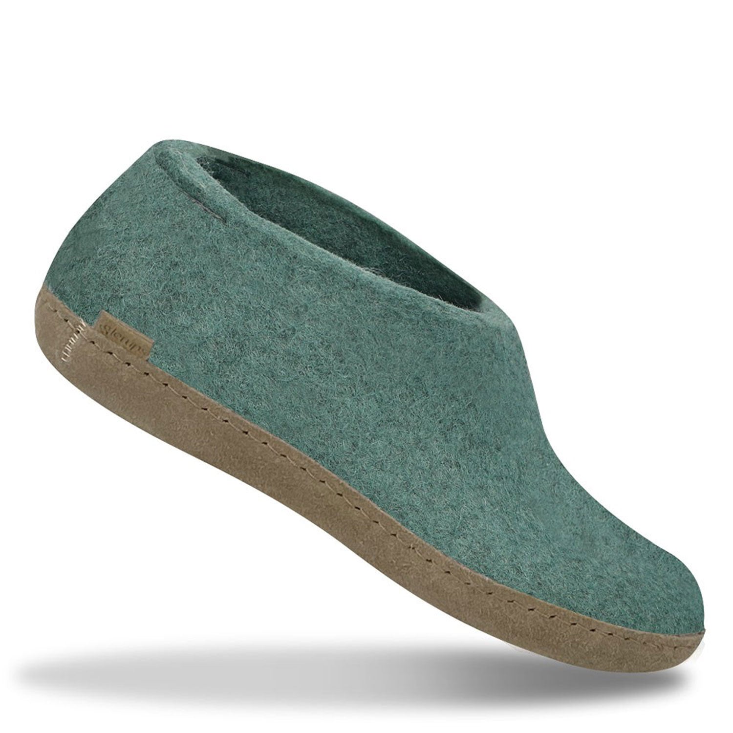 Glerups Shoe in North sea with a Leather sole