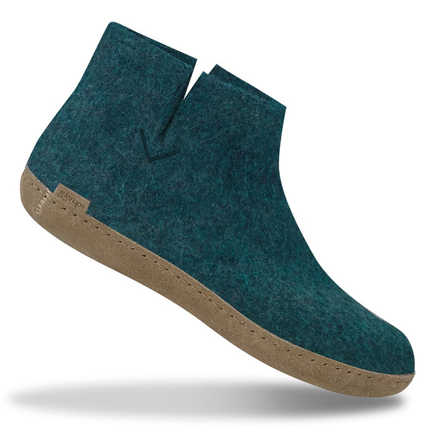 Glerups soft sole boot in petrol