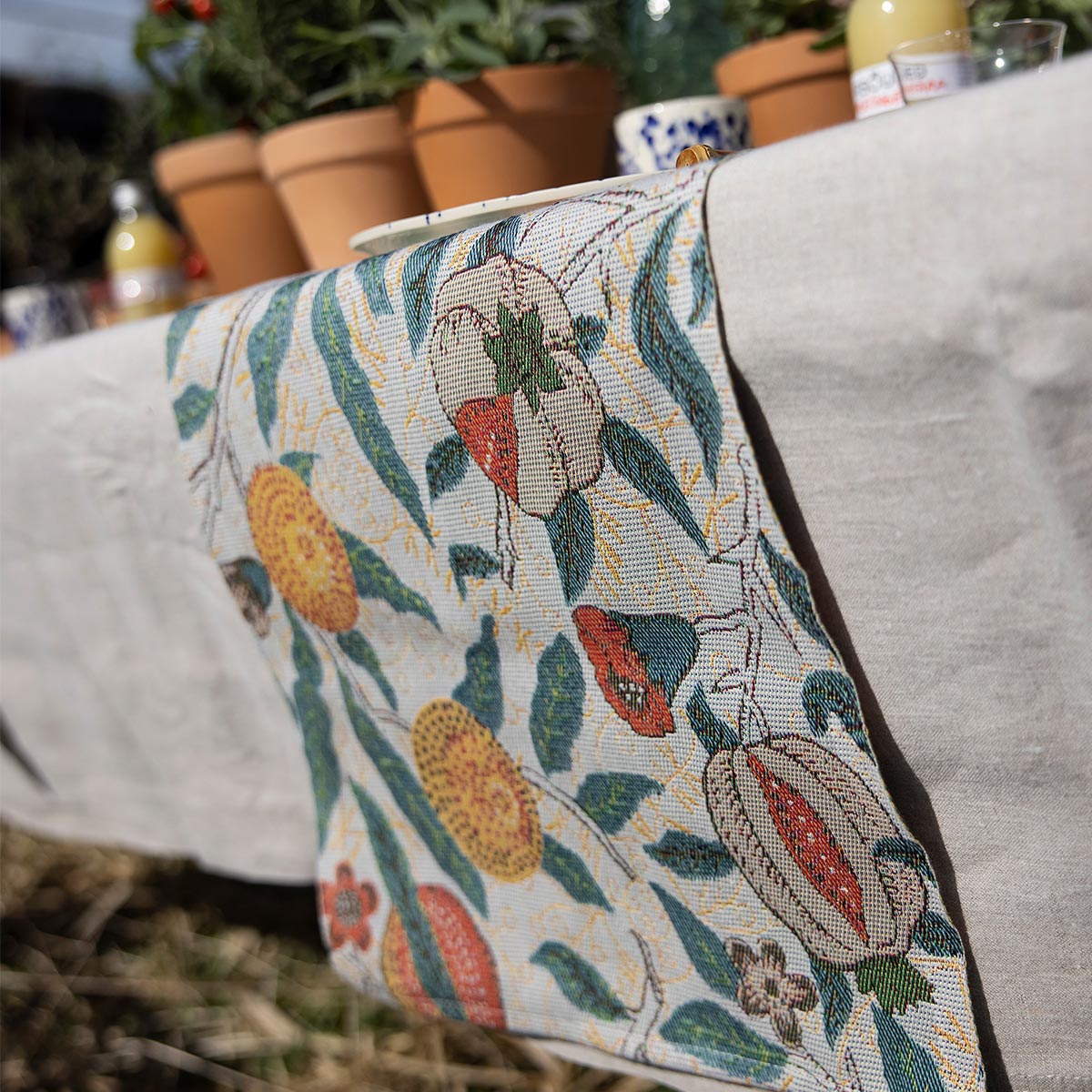 Ekelund 'Fruit' William Morris table runner