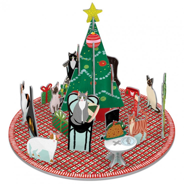 Roger la Borde Fireside Cats Pop & Slot Advent Calendar HUS & HEM