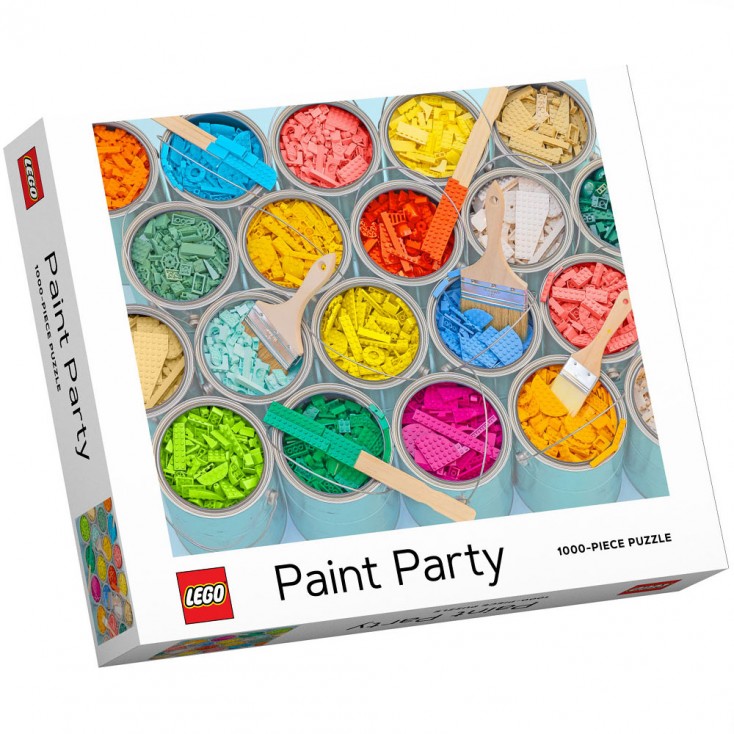 Lego Paint Party 1000 Piece Jigsaw Puzzle Hus Hem