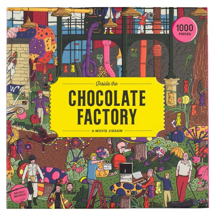 Inside The Chocolate Factory A Movie Jigsaw 1000 Pieces Hus Hem