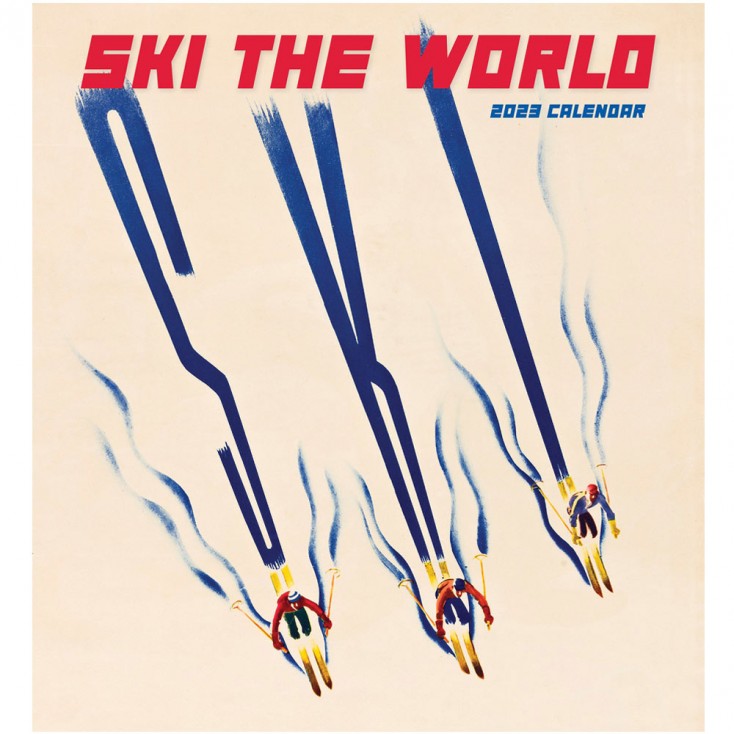 Ski the World 2023 Wall Calendar | HUS & HEM
