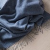 Spira of Sweden Merino Wool Throw - Blue