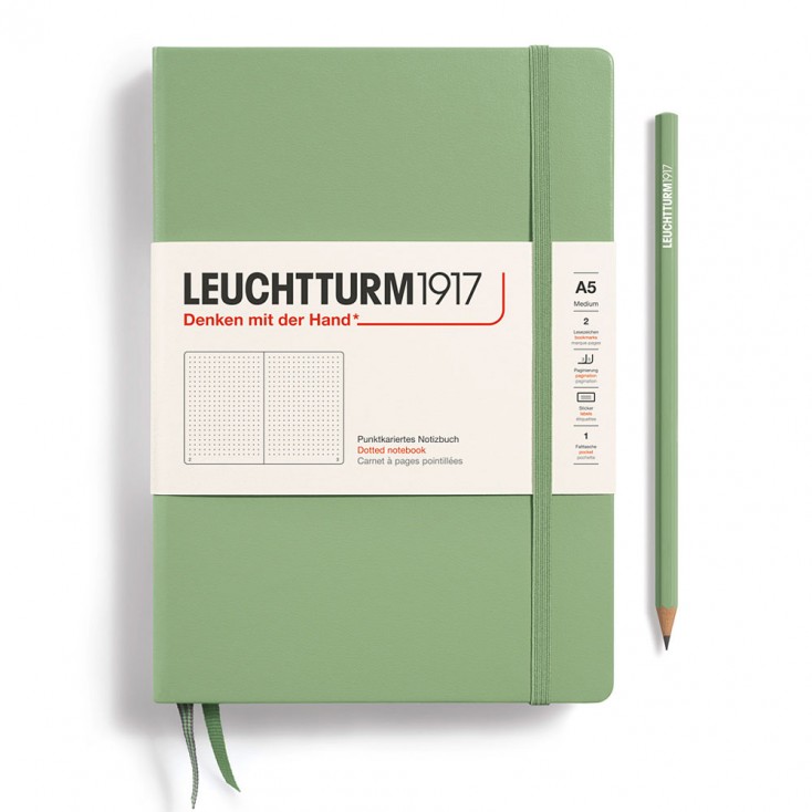Notebook A5 - Leuchtturm1917 - dotted, softcover, Fox Red, 80 g/m2