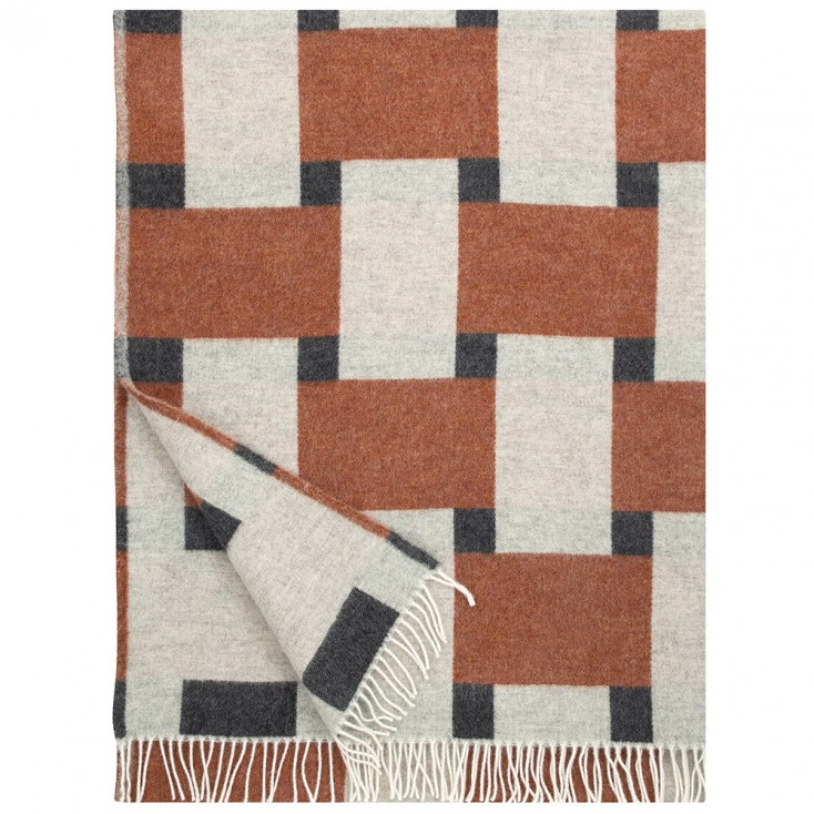 Lapuan Kankurit Punos Wool Throw - Cinnamon