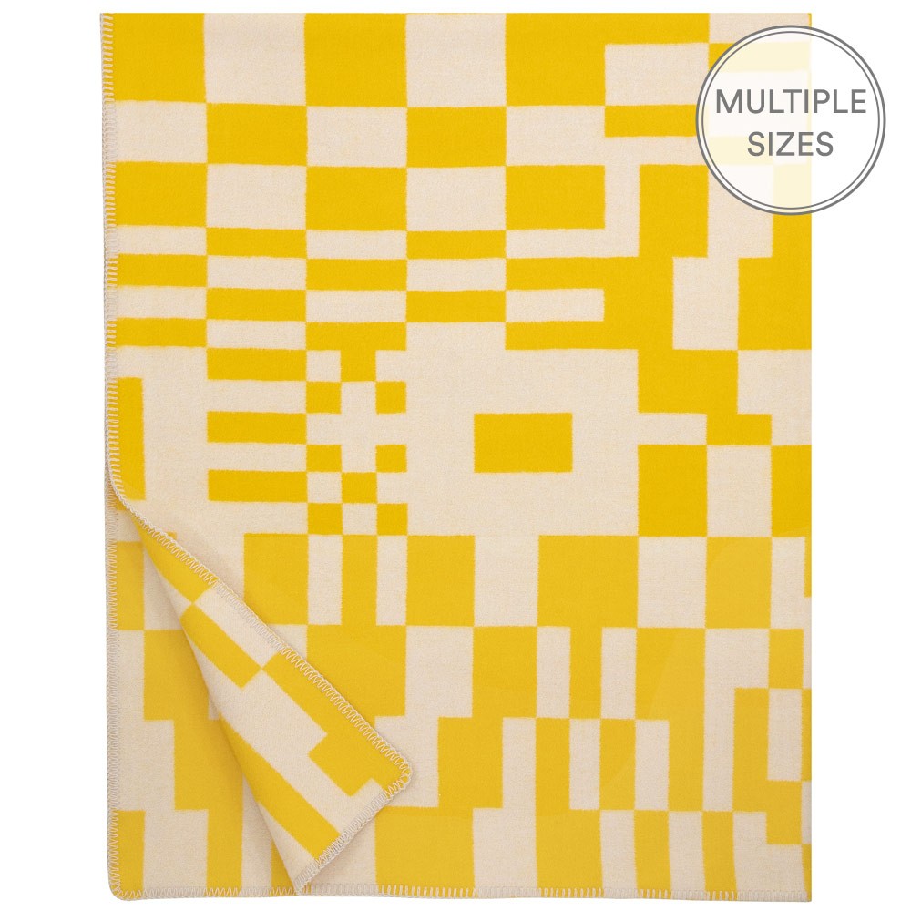 Lapuan Kankurit Koodi hand towel, yellow - linen