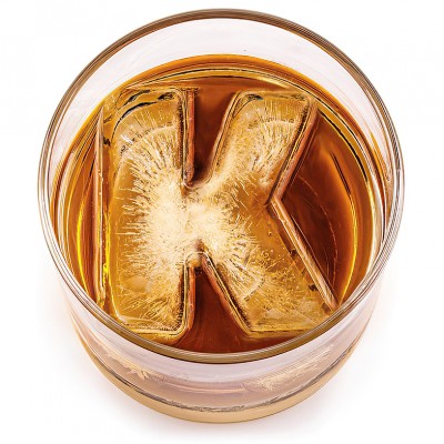 DrinksPlinks Letter K Ice Cube Tray