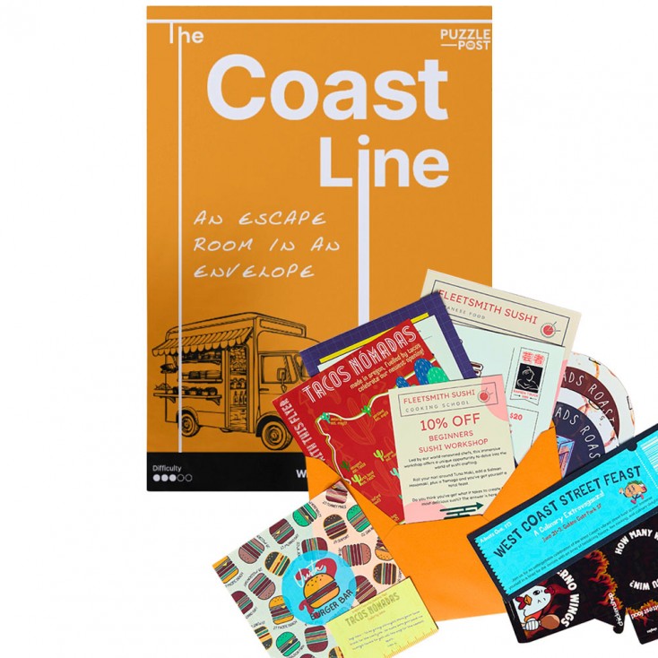 Puzzle Post Escape Room in an Envelope - Coast Line