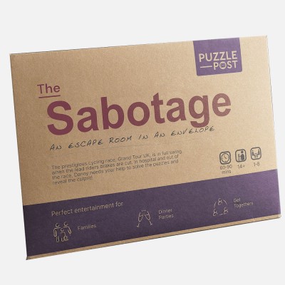 Puzzle Post Escape Room in an Envelope - The Sabotage