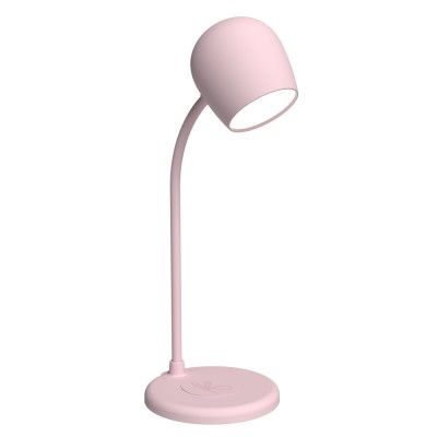Kreafunk Ellie Lamp with Built-in Speaker and Wireless Charging - Dusty Rose