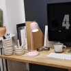 Kreafunk Ellie Lamp with Built-in Speaker and Wireless Charging - Dusty Rose