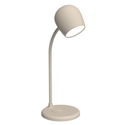 Kreafunk Ellie Lamp with Speaker and Wireless Charging - Sand