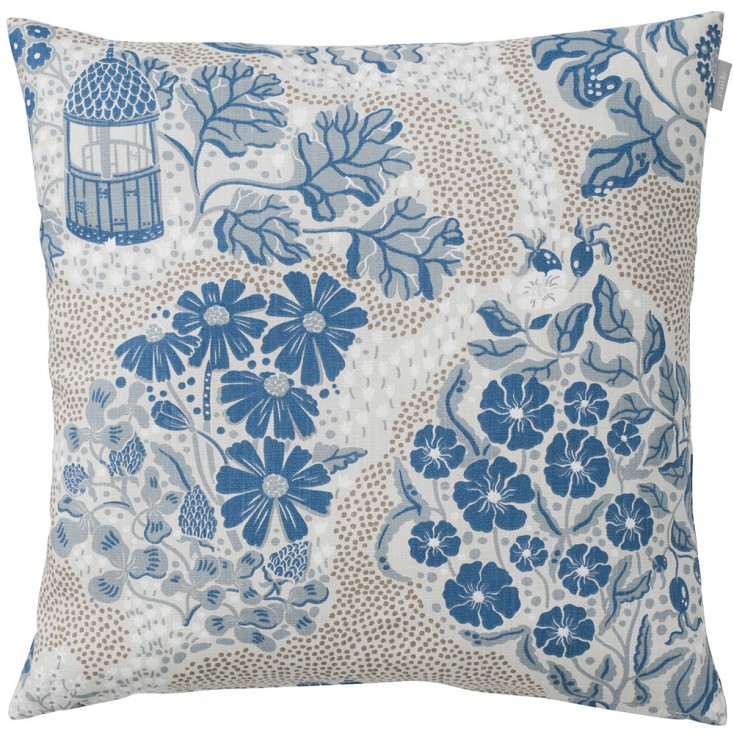 Spira of Sweden Trädgård Cushion Cover - Blue