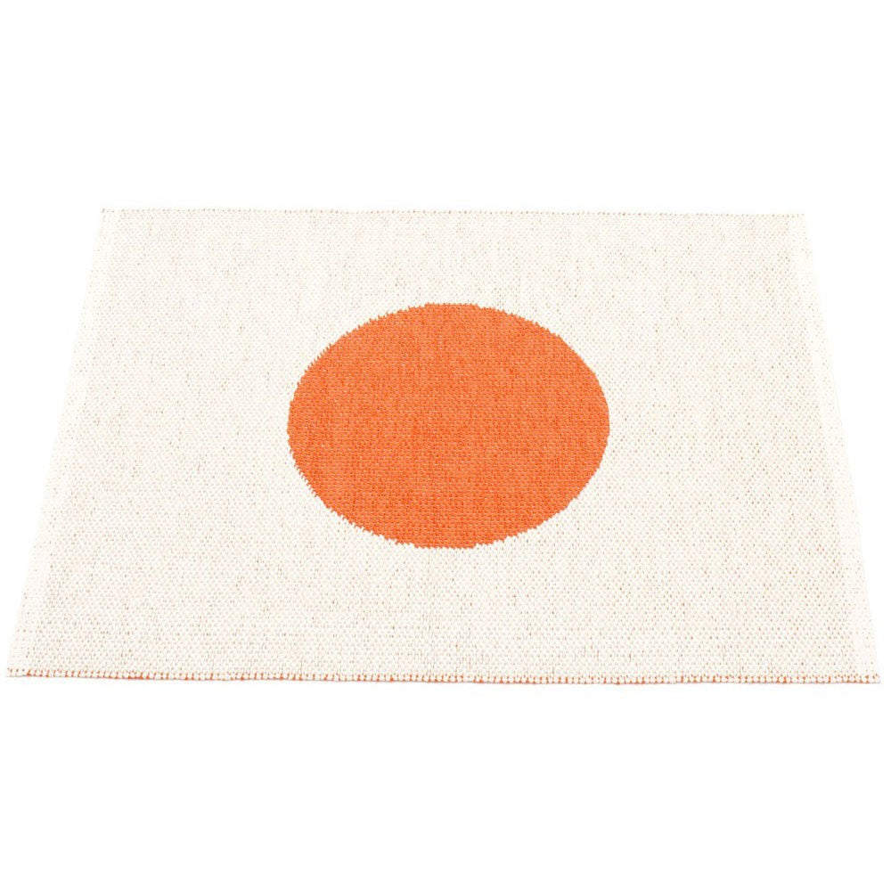 Pappelina Vera Small One Orange Mat Reverse