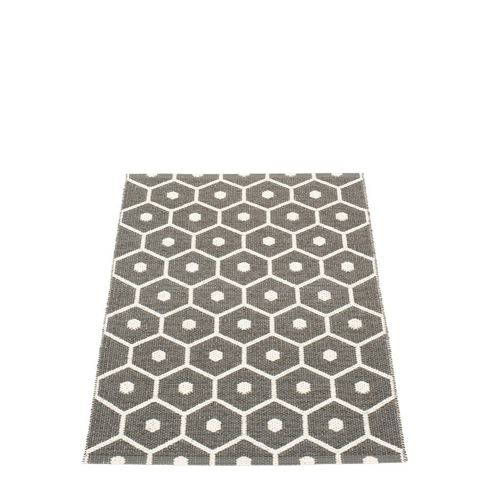 Pappelina Honey Charcoal Grey & Vanilla Runner 70 x 100 cm