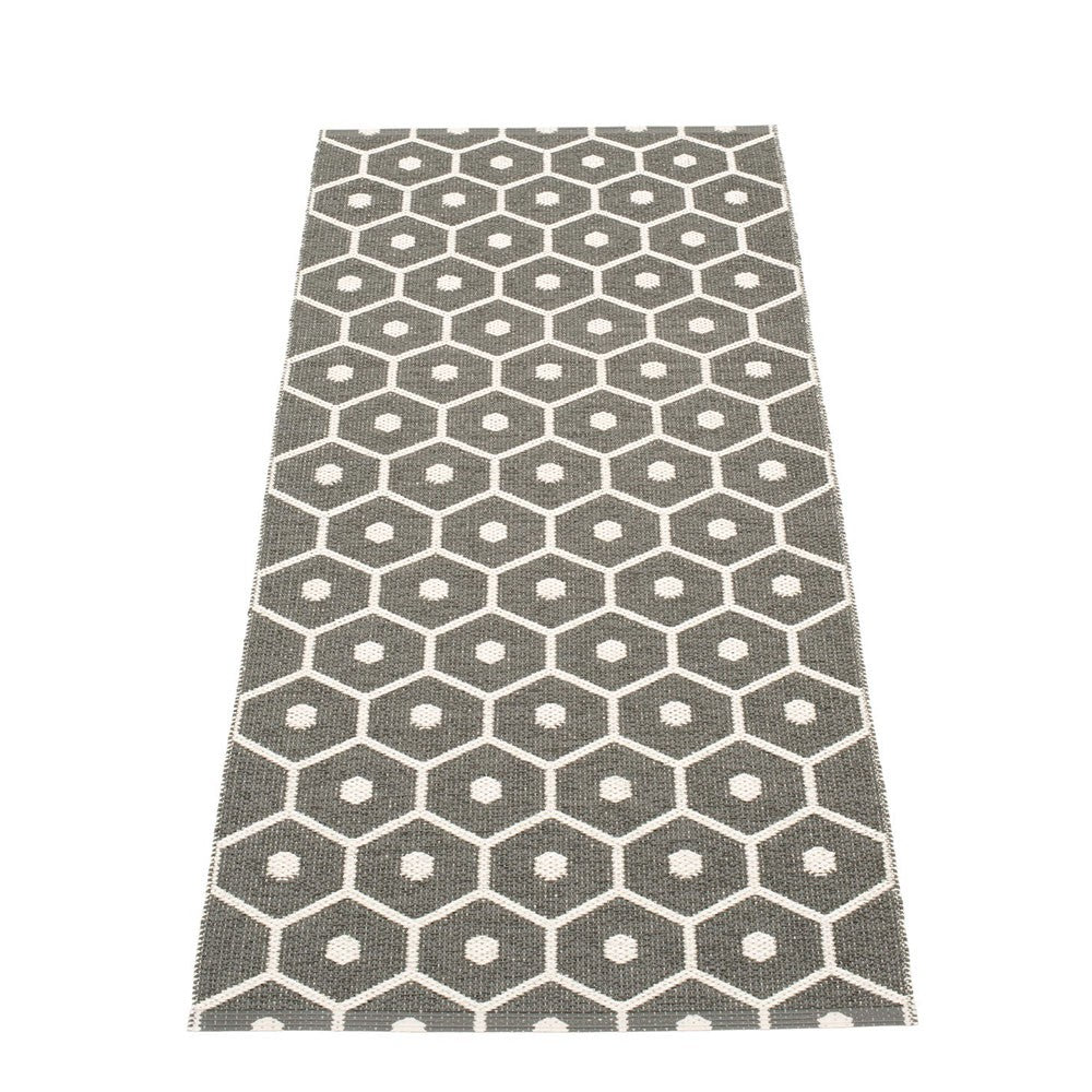 Pappelina Honey Charcoal Grey & Vanilla Runner 70 x 160 cm