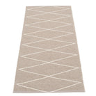 Pappelina Max Mud & Vanilla Runner - 70 x 160 cm