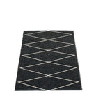 Pappelina Max Black & Vanilla Runner - 70 x 100 cm