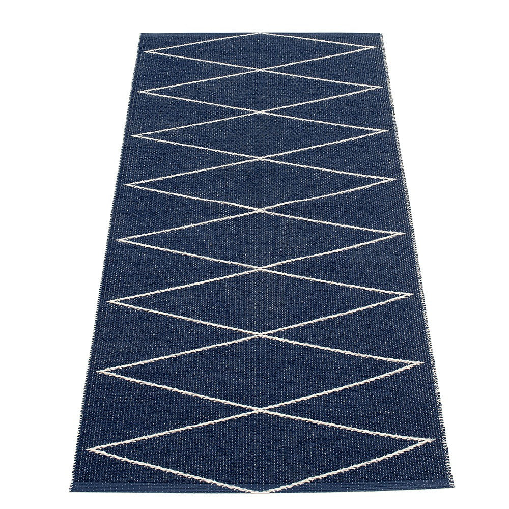 Pappelina Max Navy & Vanilla Runner - 70 x 160 cm