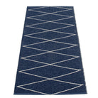 Pappelina Max Navy & Vanilla Runner - 70 x 160 cm