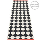 Pappelina Marre Black & Vanilla Runner - 70 x 225 cm