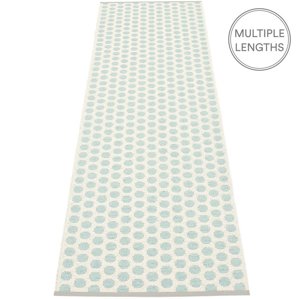 Pappelina Noa Pale Turquoise & Vanilla Runner - 70 x 250 cm