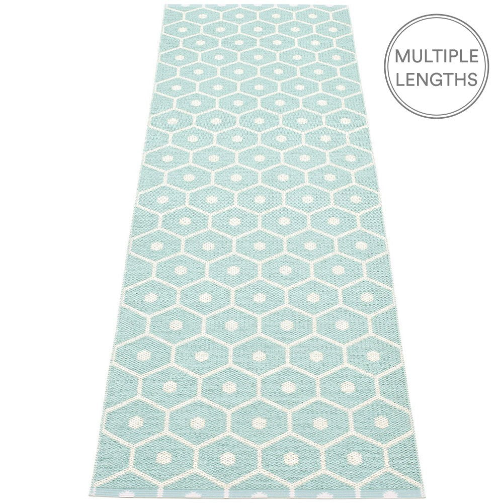 Pappelina Honey Turquoise & Vanilla Runner - 70 x 225 cm