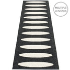 Pappelina Ella Black & Vanilla Runner - 70 x 225 cm