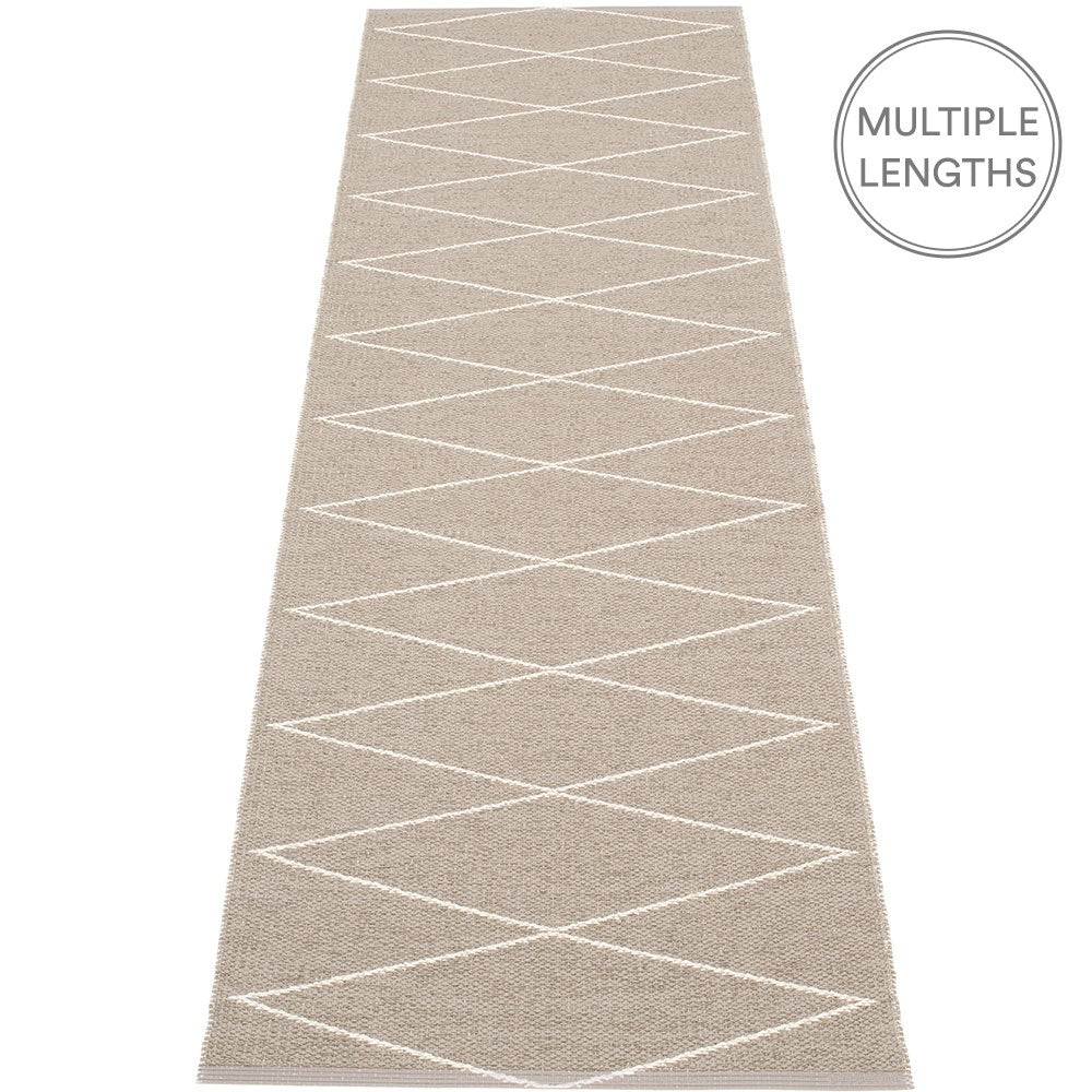 Pappelina Max Mud & Vanilla Runner - 70 x 240 cm