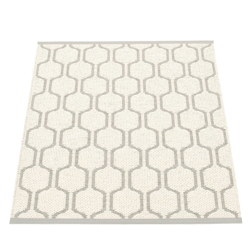 Pappelina Ants Warm Grey & Vanilla Mat  - 70 x 90 cm - Reverse