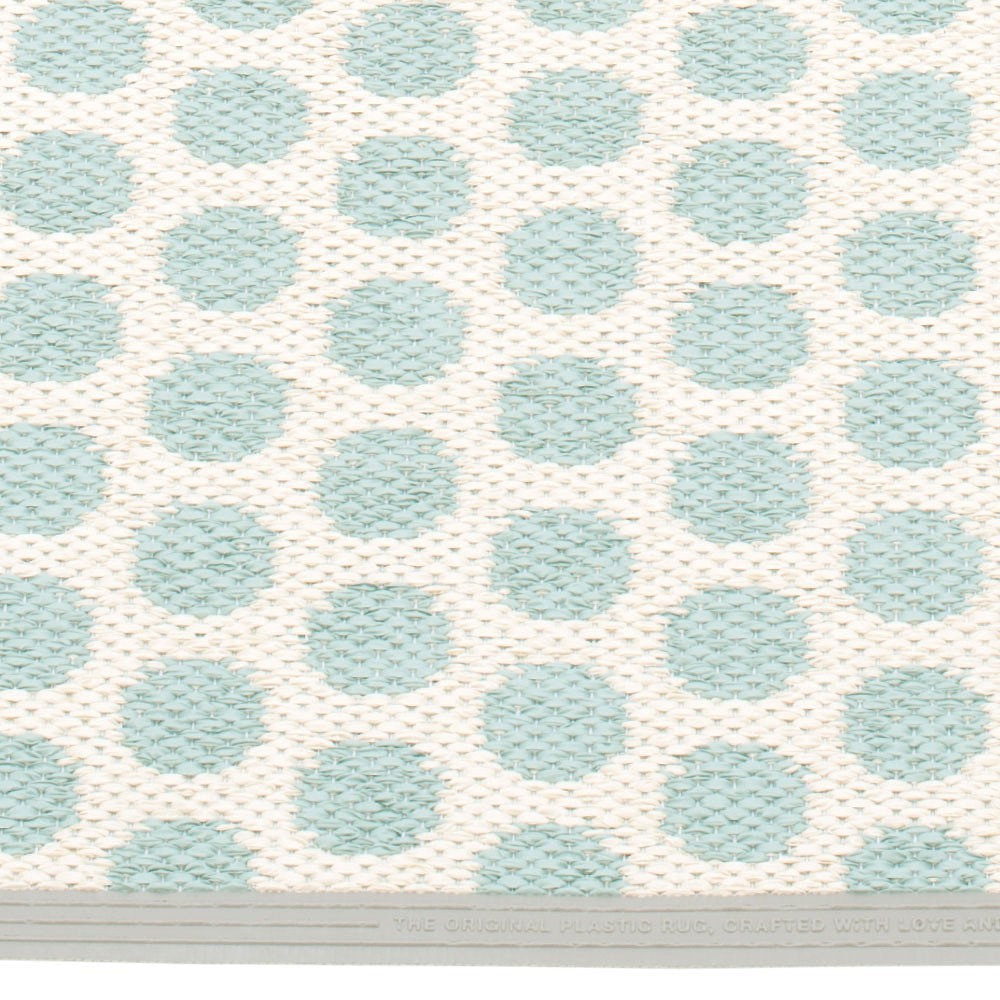 Pappelina Noa Pale Turquoise & Vanilla Mat - Detail